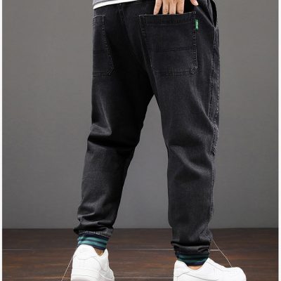 Quần Bò Jogger Big Size Cao Cấp Navy BS2345