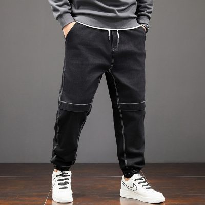 Quần Jeans Jogger Big Size Cao Cấp Navy BS2346