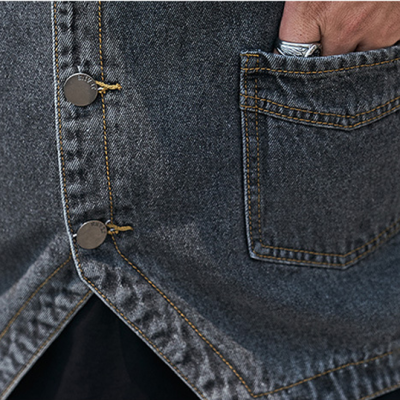 Áo Khoác Jean Ba Lỗ Big Size Navy BS2478