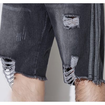 Quần Short Jeans Big Size Lưng Thun Navy BS2559
