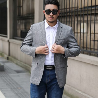Áo blazer big size nam Navy BS2521