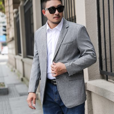 Áo blazer big size nam Navy BS2521