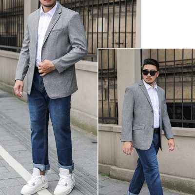 Áo blazer big size nam Navy BS2521