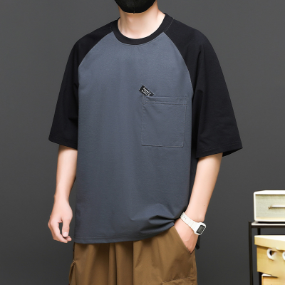 Áo Thun Raglan Big Size Nam Navy Màu Đen BS2908