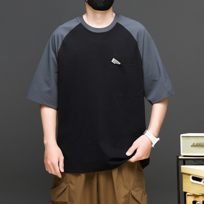 Áo Thun Raglan Big Size Nam Navy Màu Đen BS2908
