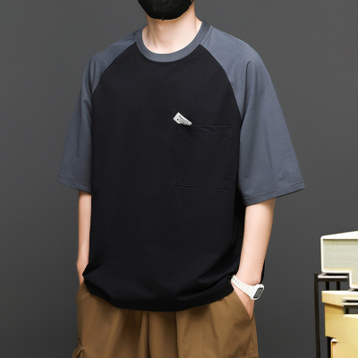 Áo Thun Raglan Big Size Nam Navy Màu Đen BS2908