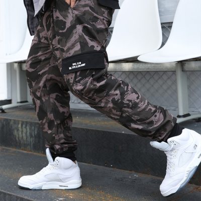 Quần Dài Jogger Kaki Rằn Ri Nam Navy BS2919