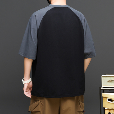 Áo Thun Raglan Big Size Nam Navy Màu Đen BS2908