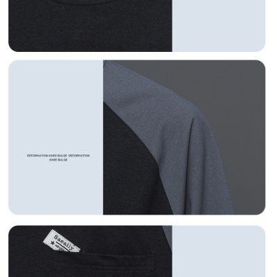 Áo Thun Raglan Big Size Nam Navy Màu Đen BS2908