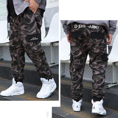 Quần Dài Jogger Kaki Rằn Ri Nam Navy BS2919