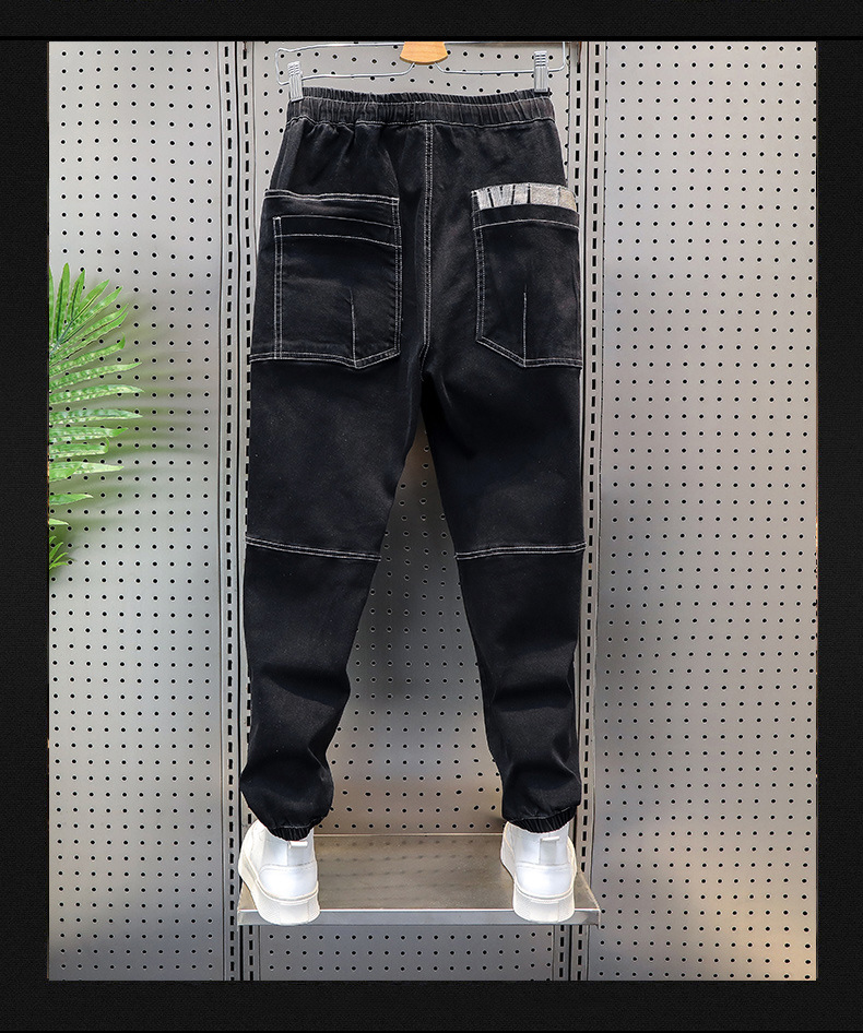 Quần dài jeans jogger nam size to