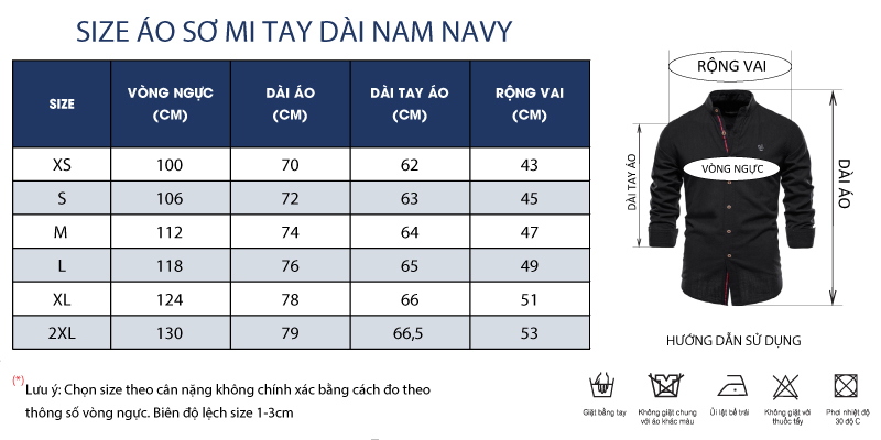 Thông số size