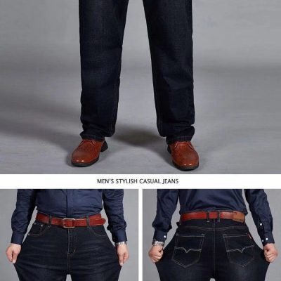 Quần Jeans Big Size Navy 0021 Xanh Co Giãn BS3152