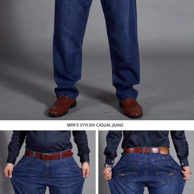 Quần Jeans Big Size Navy 0021 Xanh Co Giãn BS3152
