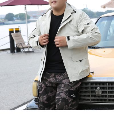 Áo Khoác Dù Big Size Nam Navy Màu Vàng BS3198