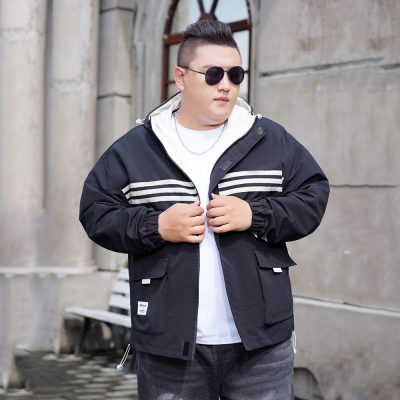 Áo Khoác Dù Big Size Nam Navy Màu Đen BS3199