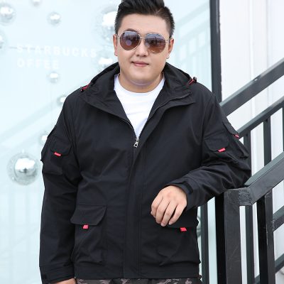 Áo Khoác Dù Big Size Nam Navy Màu Vàng BS3198
