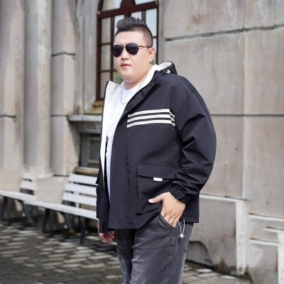 Áo Khoác Dù Big Size Nam Navy Màu Đen BS3199