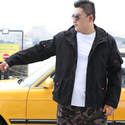 Áo Khoác Dù Big Size Nam Navy Màu Vàng BS3198