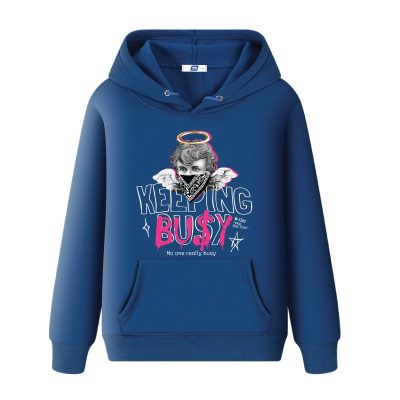 Áo Hoodie Wash Big Size Nam Size từ 50KG -135KG Navy BSX1412W