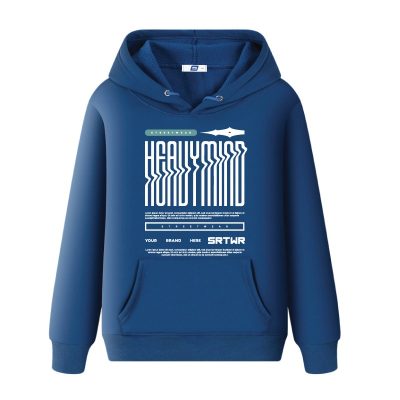 Áo Hoodie Wash Big Size Nam Size từ 50KG -135KG Navy BSX1413W