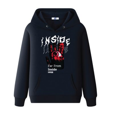Áo Hoodie Wash Big Size Nam Size từ 50KG -135KG Navy BSX1414W