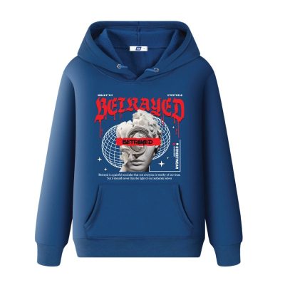 Áo Hoodie Wash Big Size Nam Size từ 50KG -135KG Navy BSX1418W