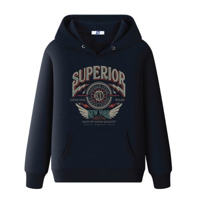 Áo Hoodie Wash Big Size Nam Size từ 50KG -135KG Navy BSX1435W