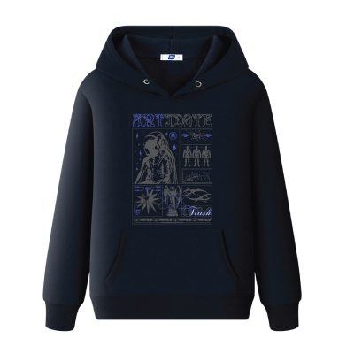 Áo Hoodie Big Size Nam Size từ 50KG -135KG Navy BSX1436C