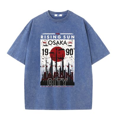 Áo Thun Wash Big Size Nam Navy BSX1445X