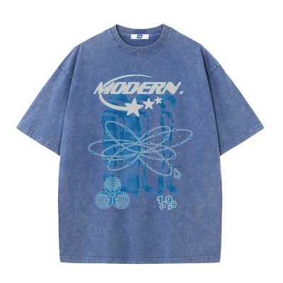 Áo Thun Wash Big Size Nam Navy BSX1460H
