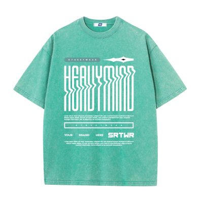 Áo Thun Wash Big Size Nam Navy BSX1463X
