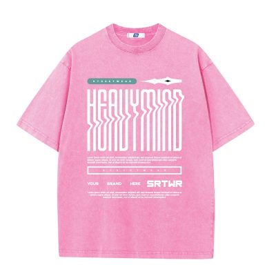 Áo Thun Wash Big Size Nam Navy BSX1463X