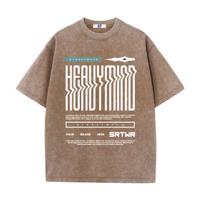 Áo Thun Wash Big Size Nam Navy BSX1463X