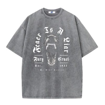 Áo Thun Wash Big Size Nam Navy BSX1474P