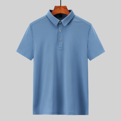 Áo Thun Lạnh Thể Thao Cao Cấp Đủ Size Từ L Đến 8XL Co Giãn Cực Mát Không Nhăn Nhàu Navy BS3238-Xám