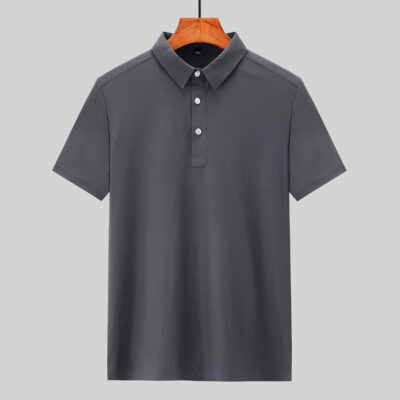 Áo Thun Lạnh Thể Thao Cao Cấp Đủ Size Từ L Đến 8XL Co Giãn Cực Mát Không Nhăn Nhàu Navy BS3238-Xám