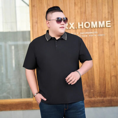 Áo Thun Gân Thể Thao Lạnh Mát Đủ Size Từ M-9XL Navy BS3236-Xám 1
