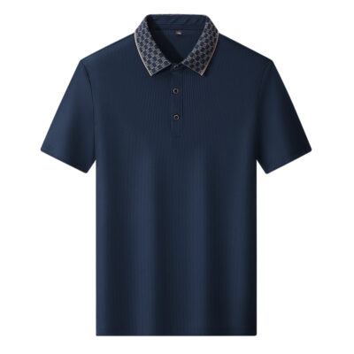 Áo Thun Gân Thể Thao Lạnh Mát Đủ Size Từ M-9XL Navy BS3236-Xám 1