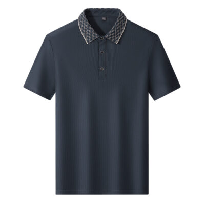 Áo Thun Gân Thể Thao Lạnh Mát Đủ Size Từ M-9XL Navy BS3236-Xám 1