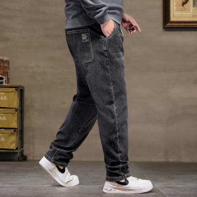 Quần Jeans Nam Cạp Chun Mới Size Lớn Chất Vải Dày Vừa Mềm Co Giãn Thoải Mái Navy BS3246 – Xanh Lam