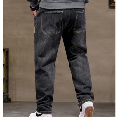 Quần Jeans Nam Cạp Chun Mới Size Lớn Chất Vải Dày Vừa Mềm Co Giãn Thoải Mái Navy BS3246 – Xanh Lam