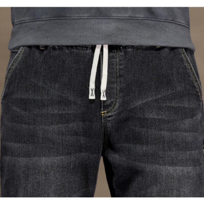 Quần Jeans Nam Cạp Chun Mới Size Lớn Chất Vải Dày Vừa Mềm Co Giãn Thoải Mái Navy BS3246 – Xanh Lam
