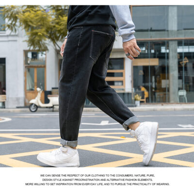 Quần Jeans Nam Cỡ Lớn Mẫu Mới Nhật Co Giãn Thoải Mái Navy BS3252-Xanh