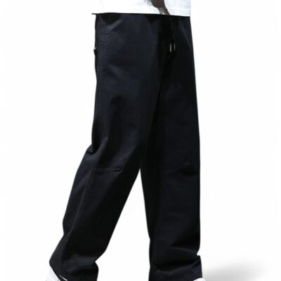 Quần Kaki Nam Cạp Chun Navy BS3248-Đen