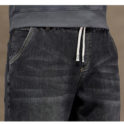 Quần Jeans Nam Cạp Chun Mới Size Lớn Chất Vải Dày Vừa Mềm Co Giãn Thoải Mái Navy BS3246 – Xanh Lam