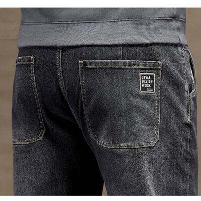 Quần Jeans Nam Cạp Chun Mới Size Lớn Chất Vải Dày Vừa Mềm Co Giãn Thoải Mái Navy BS3246 – Xanh Lam