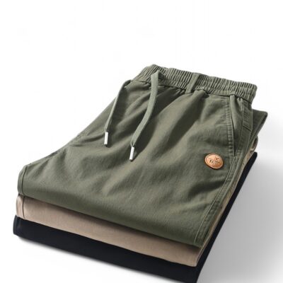 Quần Kaki Nam Cạp Chun Navy BS3248-Đen