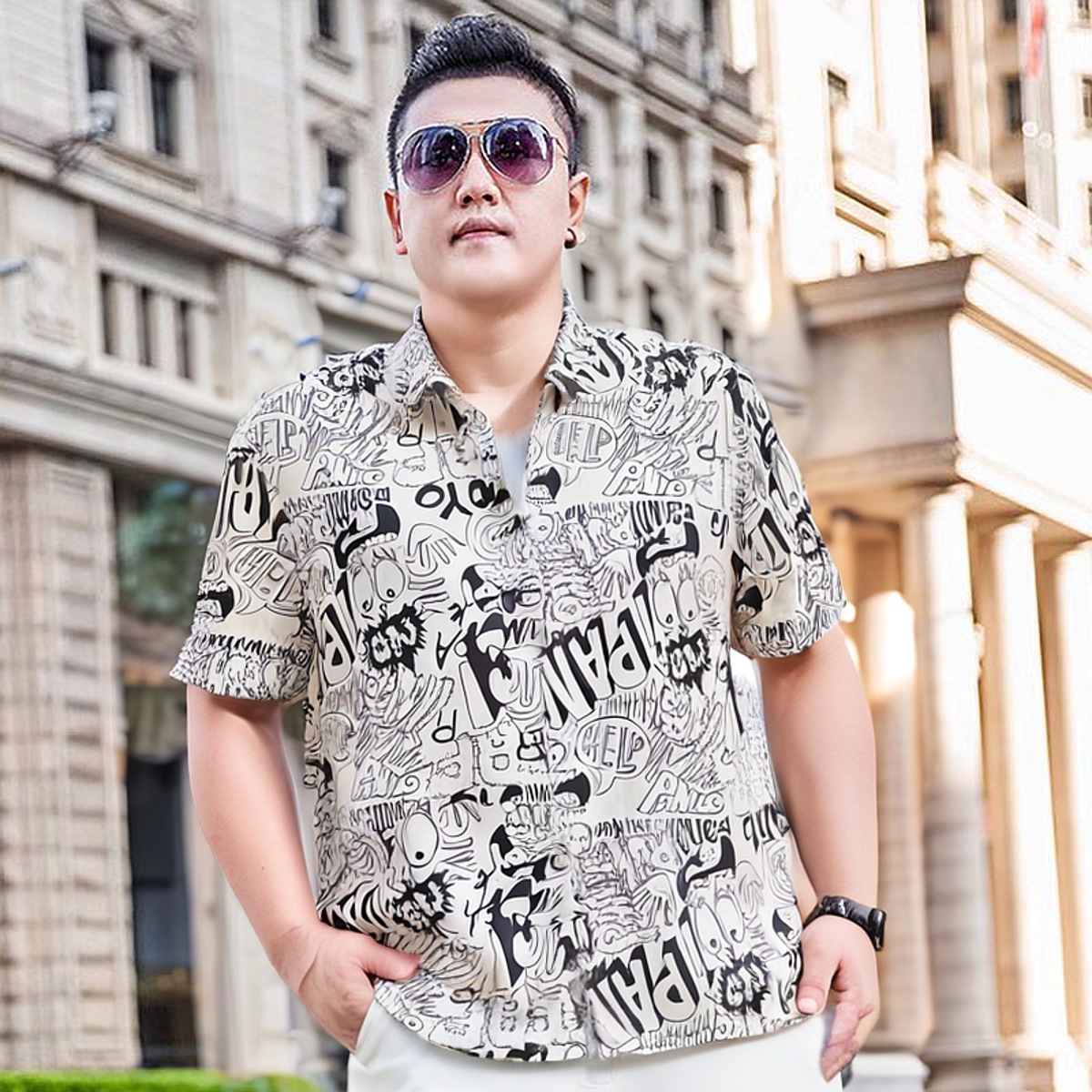 áo sơ mi thời trang nam mập