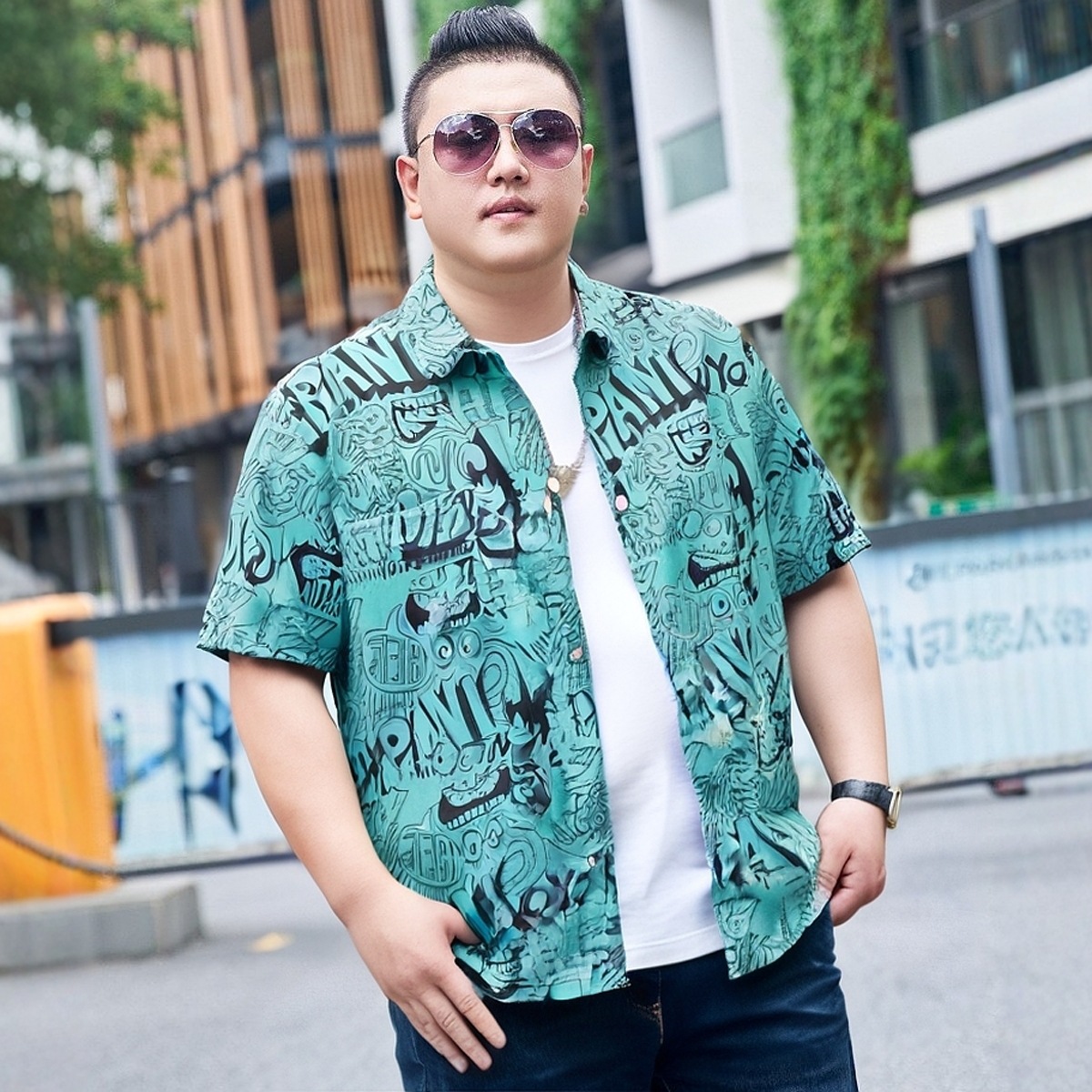 sơ mi nam béo